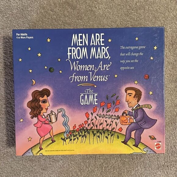 Mattel’s “Women Are From Mars, Women Are from Venus” Game! - Picture 1 of 6